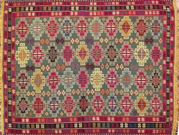 تصویر 3 از قیمت گلیم دستباف سوزنی مدرن + خرید باور نکردنی